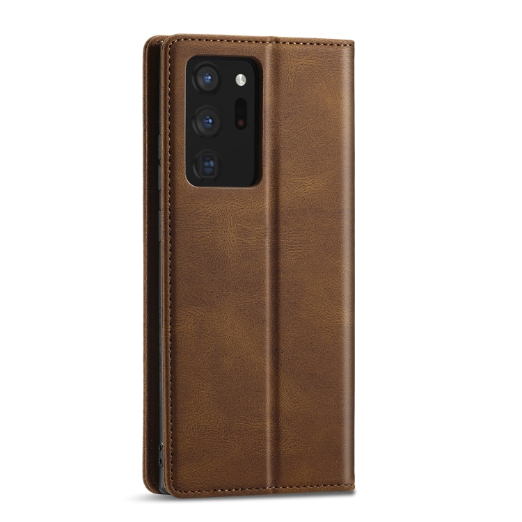For Samsung Galaxy Note20 Ultra Forwenw F2 Series Magnetic Horizontal Flip Leather Case with Holder & Card Slots & Wallet