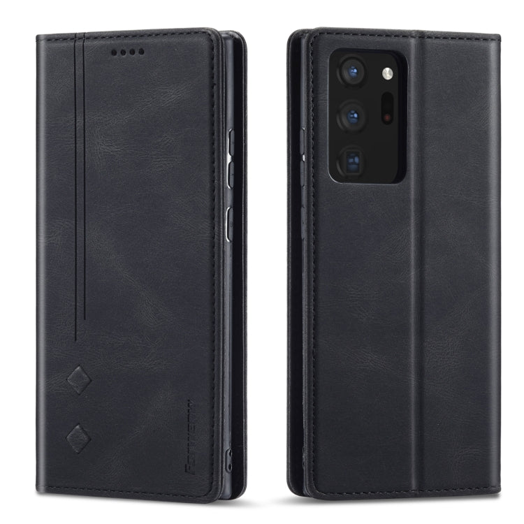For Samsung Galaxy Note20 Ultra Forwenw F2 Series Magnetic Horizontal Flip Leather Case with Holder & Card Slots & Wallet