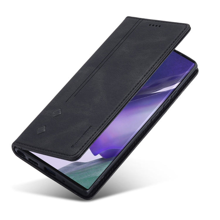 For Samsung Galaxy Note20 Ultra Forwenw F2 Series Magnetic Horizontal Flip Leather Case with Holder & Card Slots & Wallet