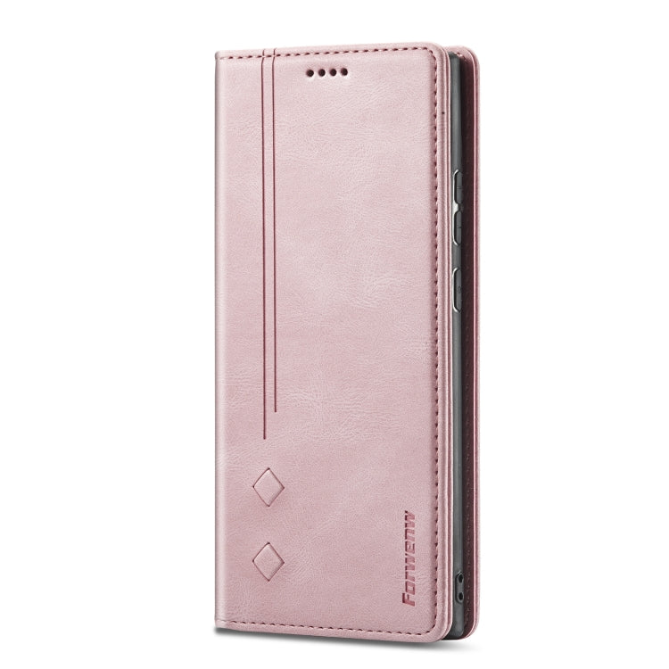 For Samsung Galaxy Note20 Ultra Forwenw F2 Series Magnetic Horizontal Flip Leather Case with Holder & Card Slots & Wallet