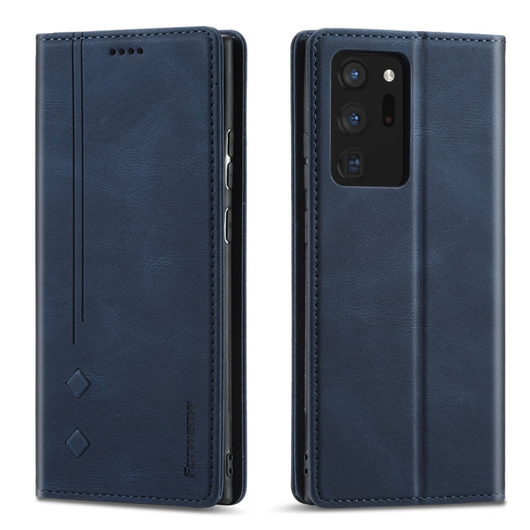 For Samsung Galaxy Note20 Ultra Forwenw F2 Series Magnetic Horizontal Flip Leather Case with Holder & Card Slots & Wallet
