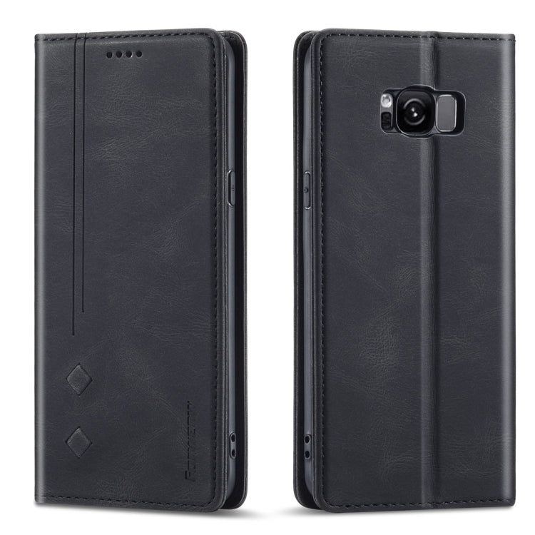 For Samsung Galaxy S8+ Forwenw F2 Series Magnetic Horizontal Flip Leather Case with Holder & Card Slots & Wallet