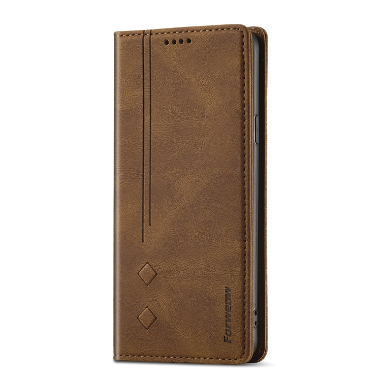 For Samsung Galaxy S9 Forwenw F2 Series Magnetic Horizontal Flip Leather Case with Holder & Card Slots & Wallet