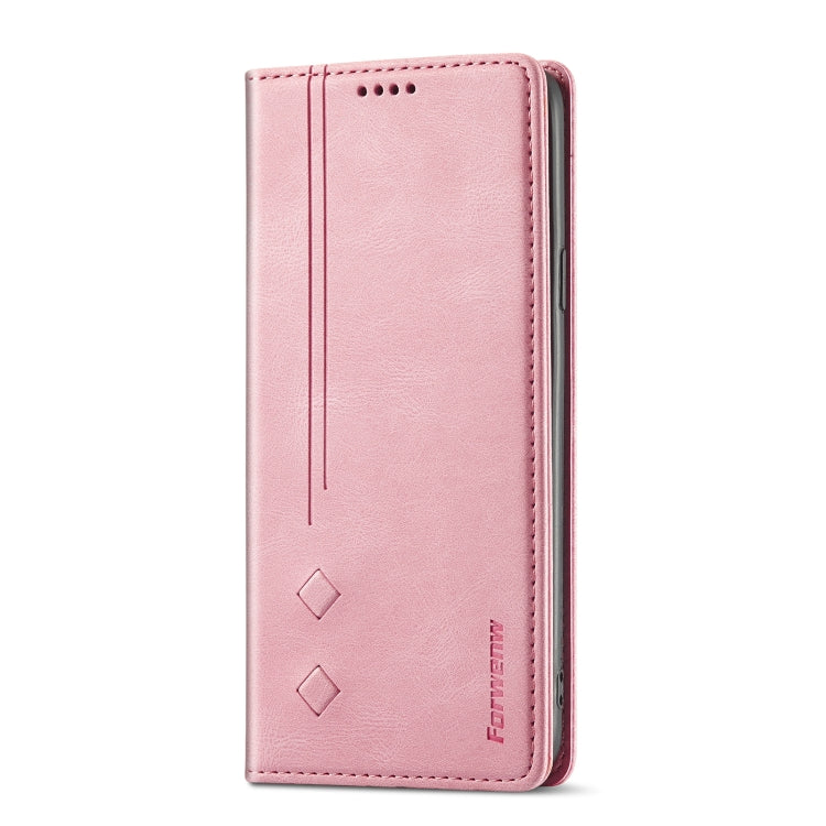 For Samsung Galaxy S9 Forwenw F2 Series Magnetic Horizontal Flip Leather Case with Holder & Card Slots & Wallet