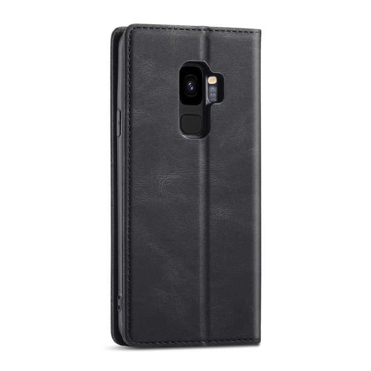 For Samsung Galaxy S9+ Forwenw F2 Series Magnetic Horizontal Flip Leather Case with Holder & Card Slots & Wallet