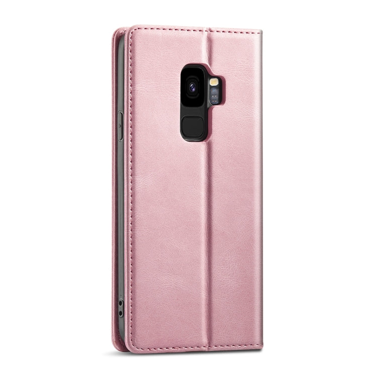 For Samsung Galaxy S9+ Forwenw F2 Series Magnetic Horizontal Flip Leather Case with Holder & Card Slots & Wallet