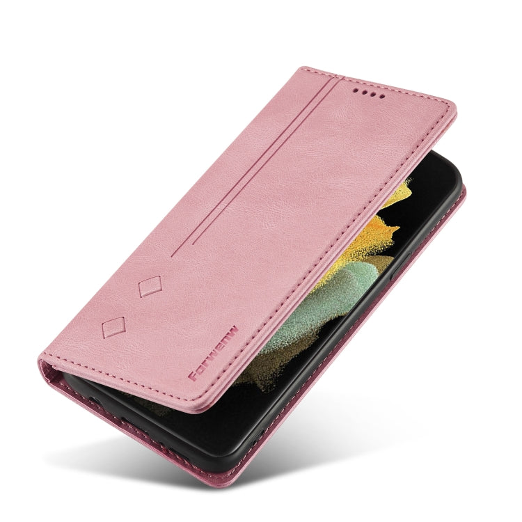 For Samsung Galaxy S9+ Forwenw F2 Series Magnetic Horizontal Flip Leather Case with Holder & Card Slots & Wallet