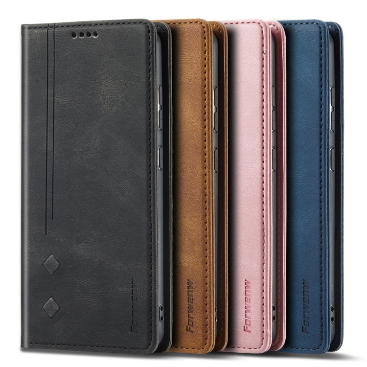 For Samsung Galaxy S9+ Forwenw F2 Series Magnetic Horizontal Flip Leather Case with Holder & Card Slots & Wallet