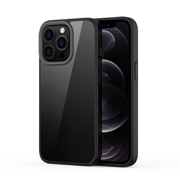 For iPhone 13 Pro Ming Shield Hybrid Frosted Transparent PC + TPU Scratchproof Shockproof Case
