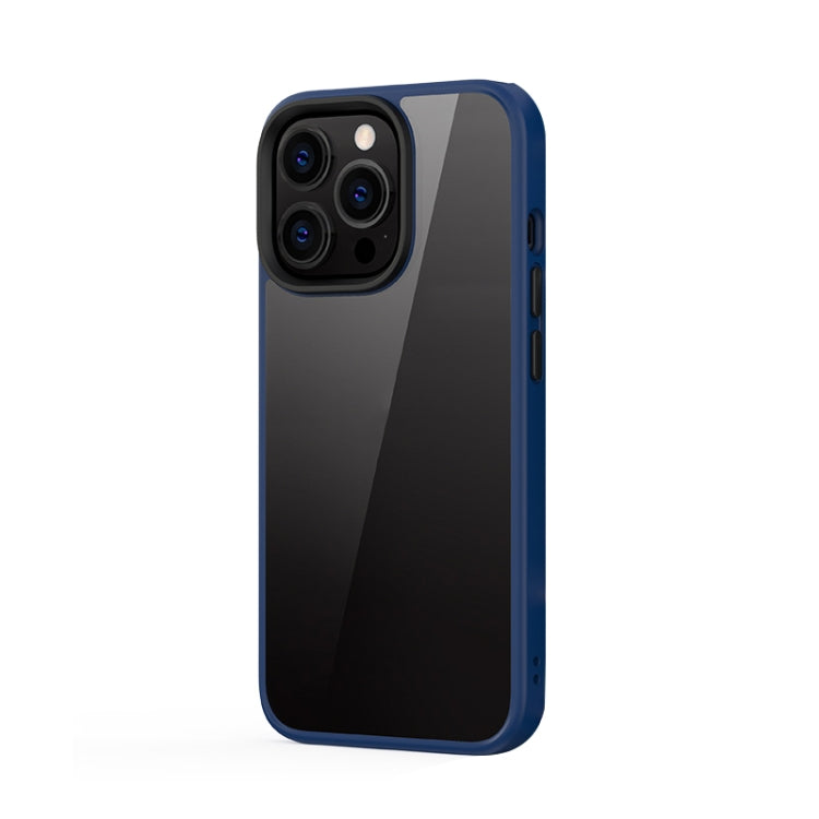 For iPhone 13 Pro Max Ming Shield Hybrid Frosted Transparent PC + TPU Scratchproof Shockproof Case