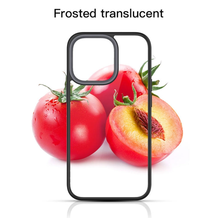 For iPhone 13 Pro Max Ming Shield Hybrid Frosted Transparent PC + TPU Scratchproof Shockproof Case