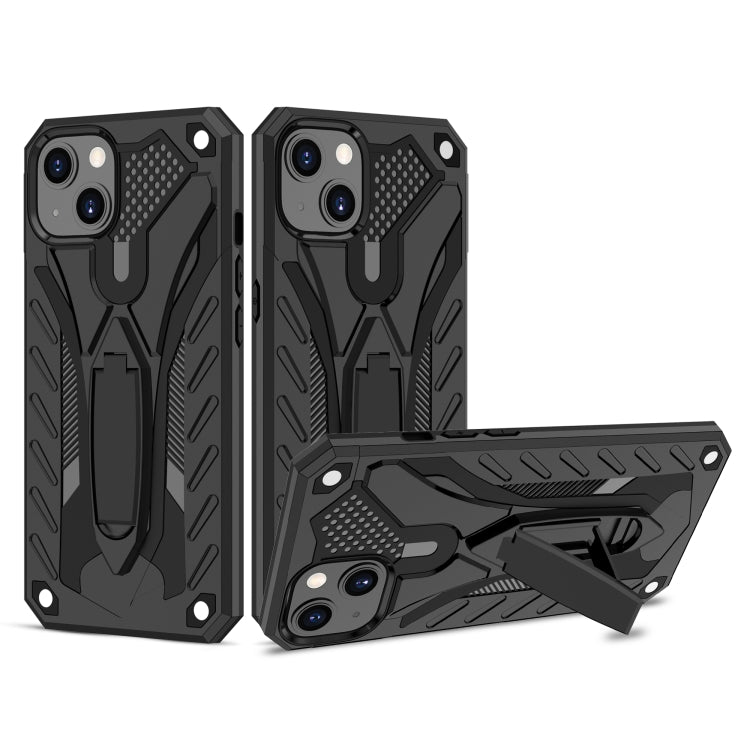 For iPhone 13 mini Shockproof TPU + PC Protective Case with Holder