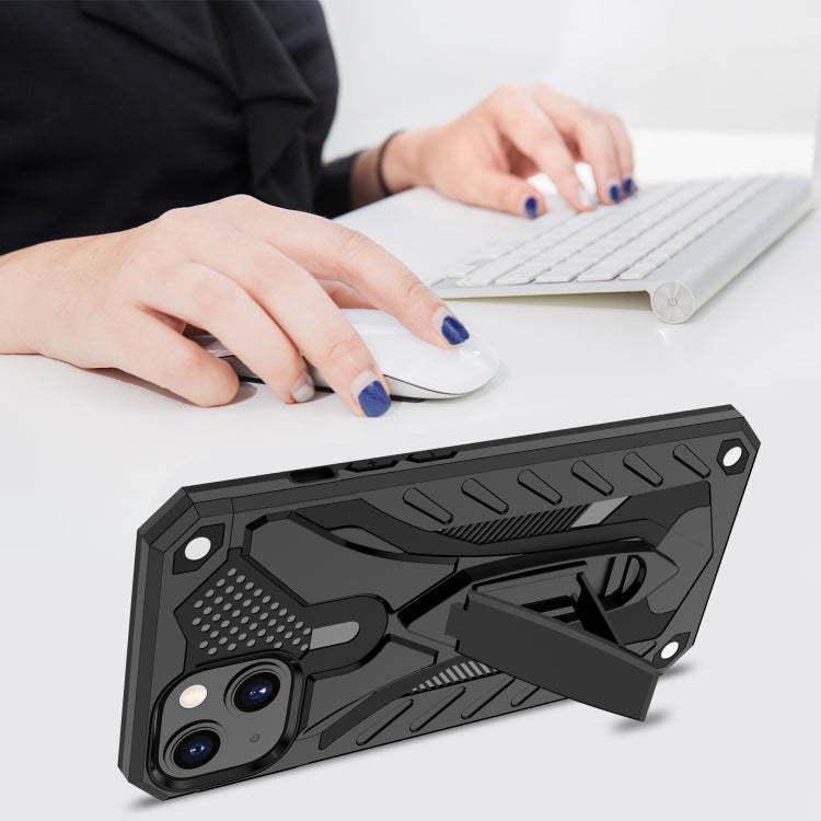 For iPhone 13 mini Shockproof TPU + PC Protective Case with Holder