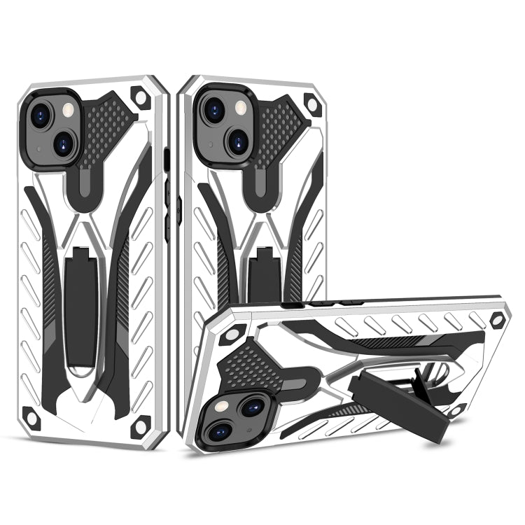 For iPhone 13 mini Shockproof TPU + PC Protective Case with Holder