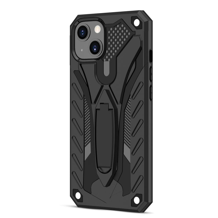 For iPhone 13 Shockproof TPU + PC Protective Case with Holder