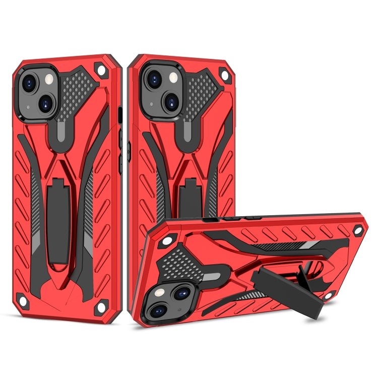 For iPhone 13 Shockproof TPU + PC Protective Case with Holder