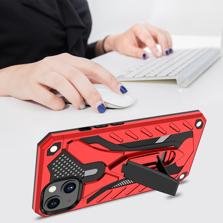 For iPhone 13 Shockproof TPU + PC Protective Case with Holder