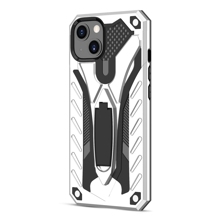 For iPhone 13 Shockproof TPU + PC Protective Case with Holder