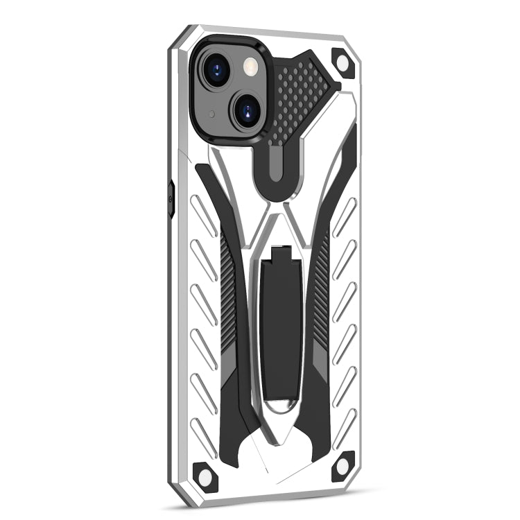 For iPhone 13 Shockproof TPU + PC Protective Case with Holder