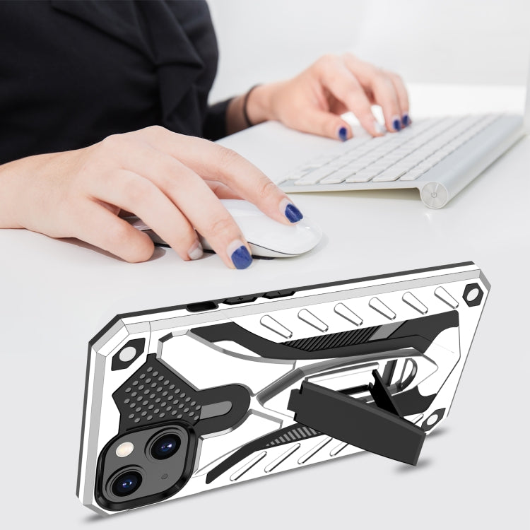 For iPhone 13 Shockproof TPU + PC Protective Case with Holder