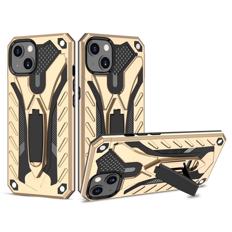 For iPhone 13 Shockproof TPU + PC Protective Case with Holder
