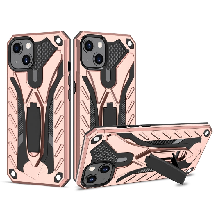 For iPhone 13 Shockproof TPU + PC Protective Case with Holder