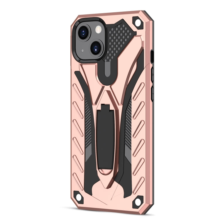 For iPhone 13 Shockproof TPU + PC Protective Case with Holder