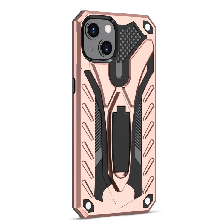 For iPhone 13 Shockproof TPU + PC Protective Case with Holder