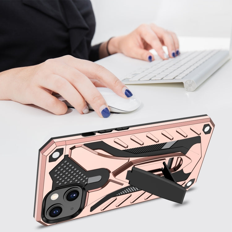 For iPhone 13 Shockproof TPU + PC Protective Case with Holder