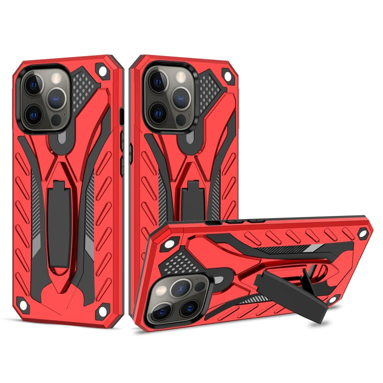 For iPhone 13 Pro Shockproof TPU + PC Protective Case with Holder