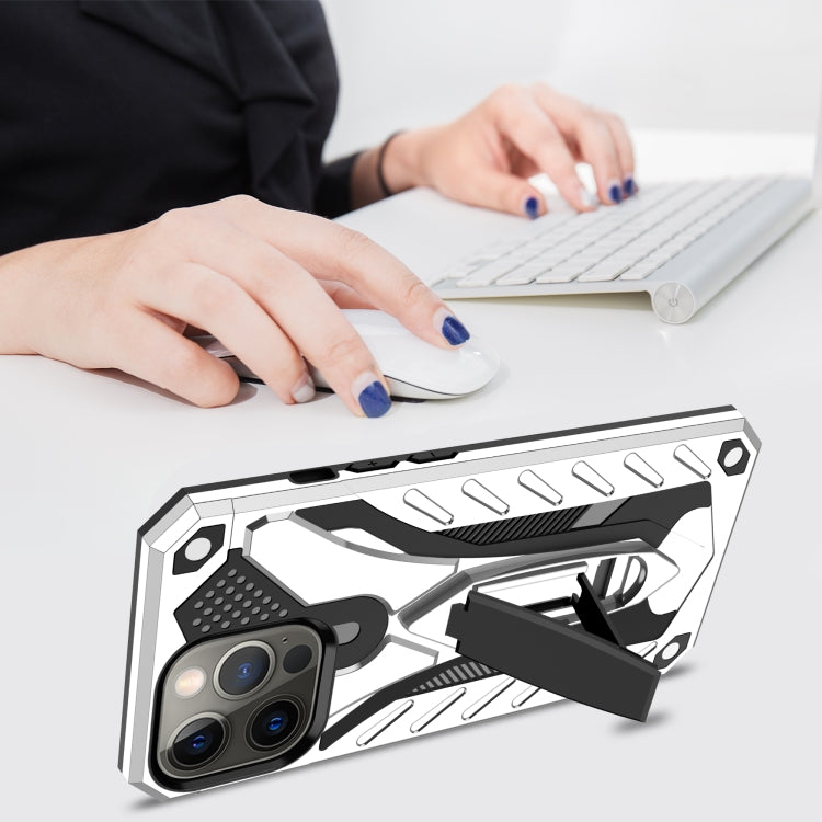 For iPhone 13 Pro Shockproof TPU + PC Protective Case with Holder