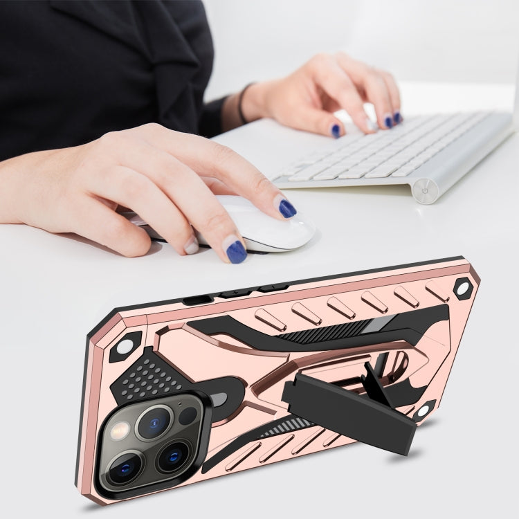 For iPhone 13 Pro Shockproof TPU + PC Protective Case with Holder