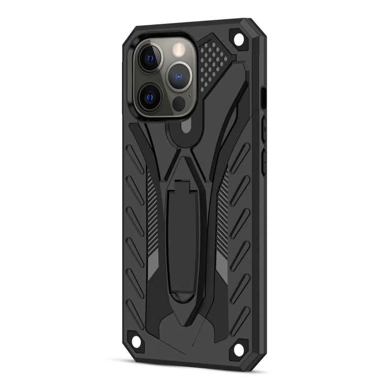 For iPhone 13 Pro Max Shockproof TPU + PC Protective Case with Holder