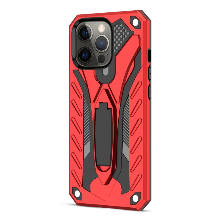 For iPhone 13 Pro Max Shockproof TPU + PC Protective Case with Holder