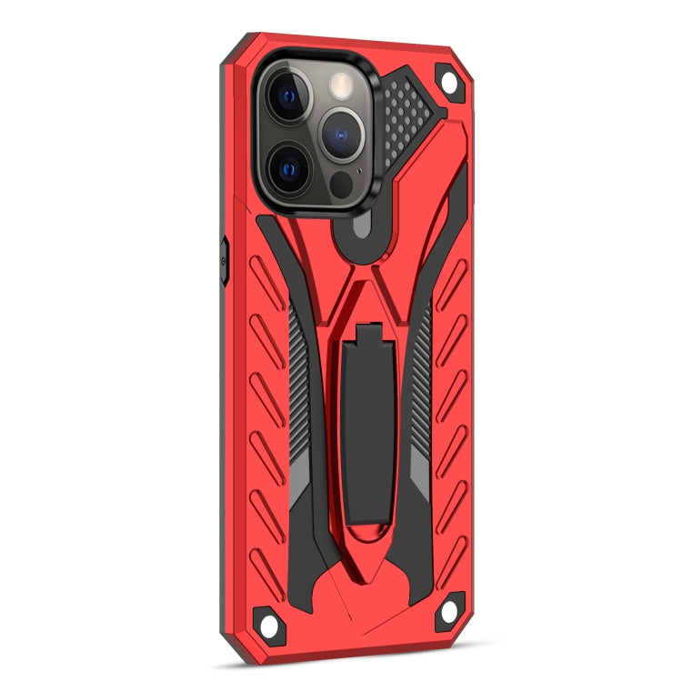 For iPhone 13 Pro Max Shockproof TPU + PC Protective Case with Holder