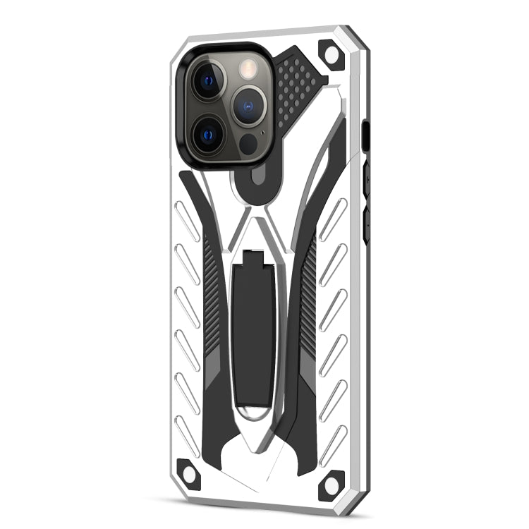 For iPhone 13 Pro Max Shockproof TPU + PC Protective Case with Holder