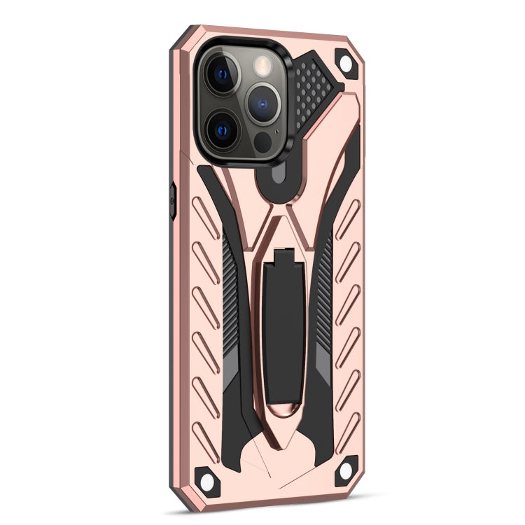 For iPhone 13 Pro Max Shockproof TPU + PC Protective Case with Holder
