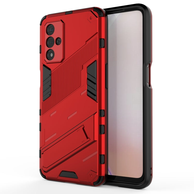 For OPPO A93s 5G Punk Armor 2 in 1 PC + TPU Shockproof Case with Invisible Holder