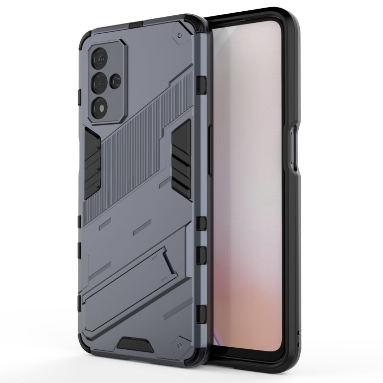 For OPPO A93s 5G Punk Armor 2 in 1 PC + TPU Shockproof Case with Invisible Holder