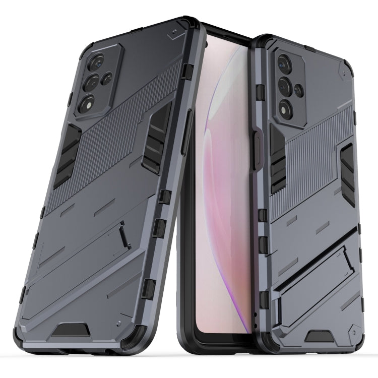 For OPPO A93s 5G Punk Armor 2 in 1 PC + TPU Shockproof Case with Invisible Holder