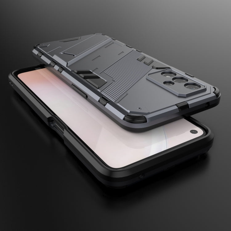 For OPPO A93s 5G Punk Armor 2 in 1 PC + TPU Shockproof Case with Invisible Holder