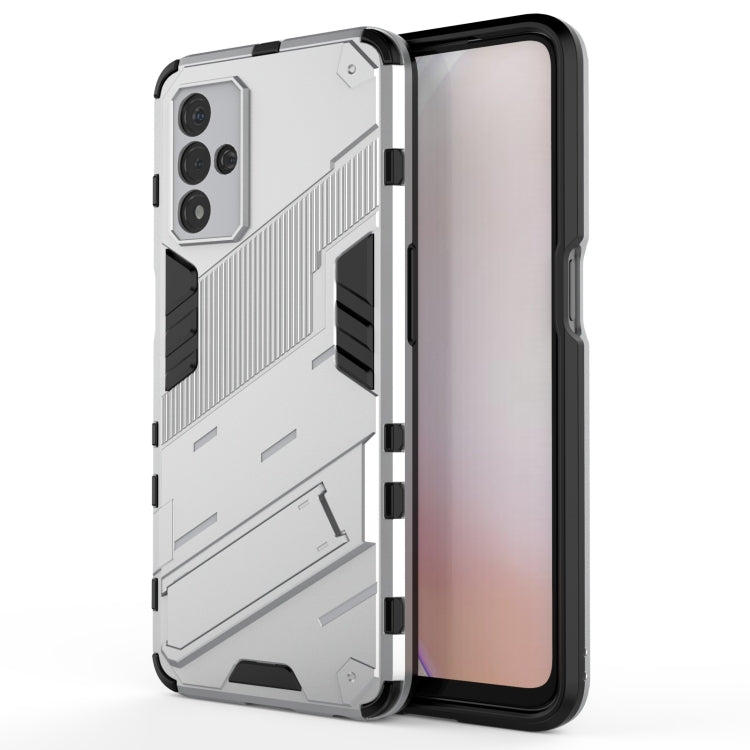 For OPPO A93s 5G Punk Armor 2 in 1 PC + TPU Shockproof Case with Invisible Holder