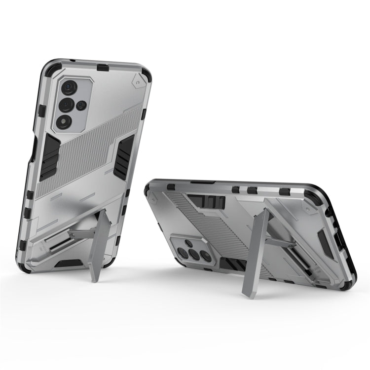 For OPPO A93s 5G Punk Armor 2 in 1 PC + TPU Shockproof Case with Invisible Holder