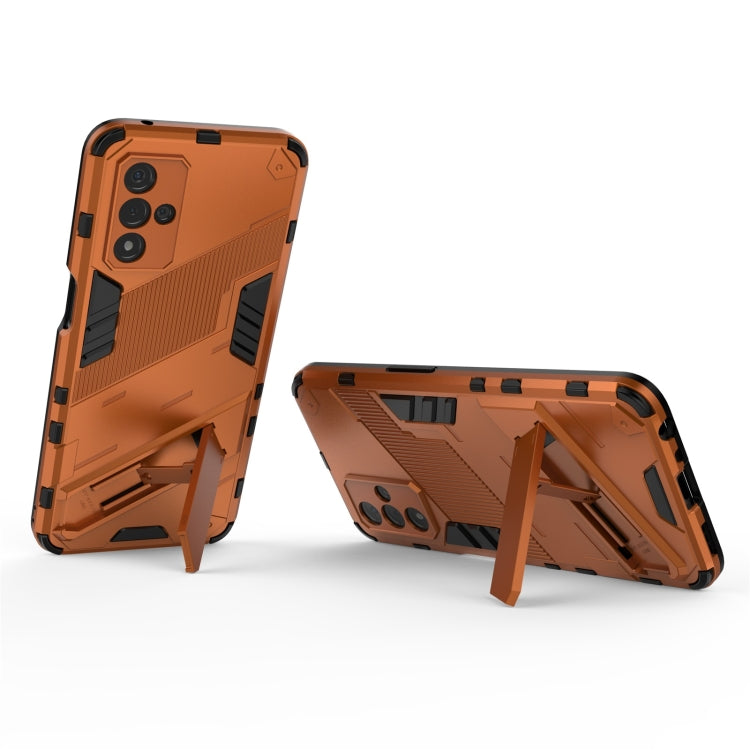 For OPPO A93s 5G Punk Armor 2 in 1 PC + TPU Shockproof Case with Invisible Holder