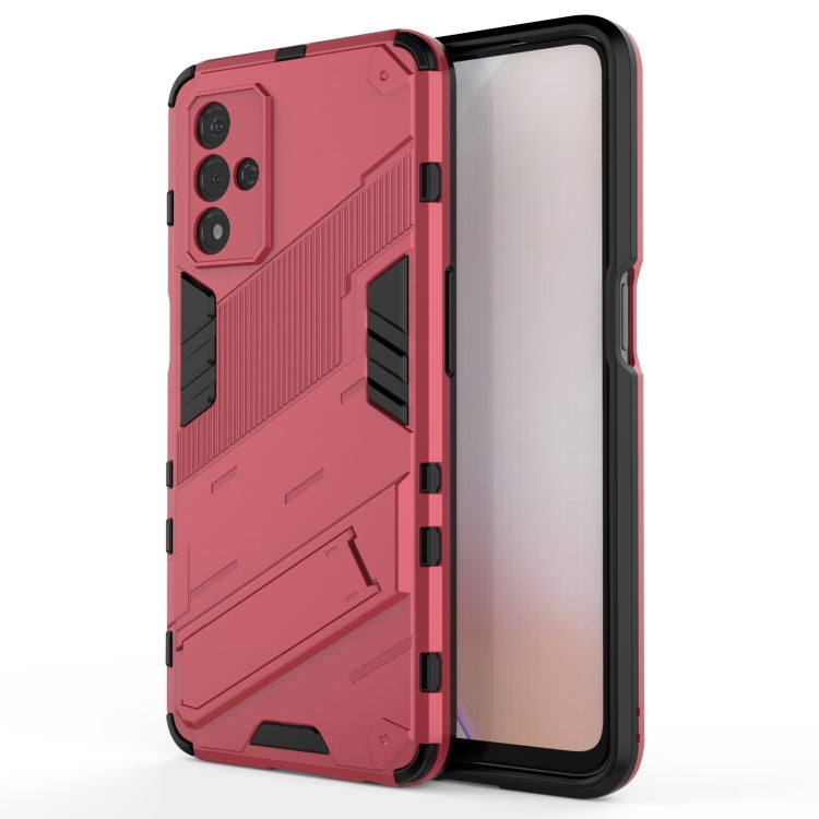 For OPPO A93s 5G Punk Armor 2 in 1 PC + TPU Shockproof Case with Invisible Holder