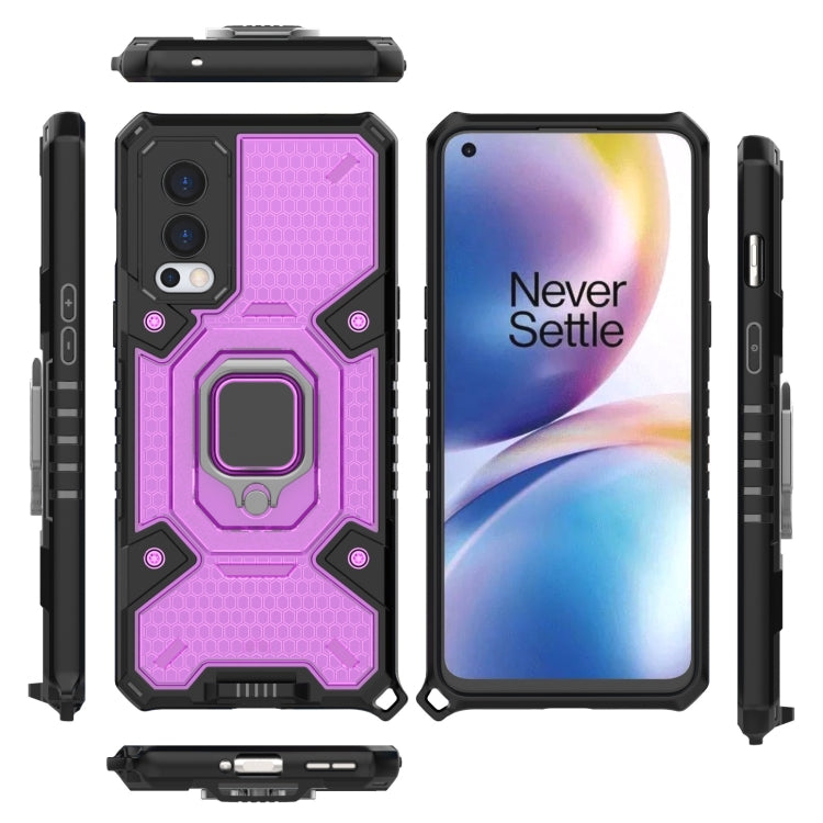 For OnePlus Nord 2 5G Space PC+TPU Shockproof Case with Ring Holder