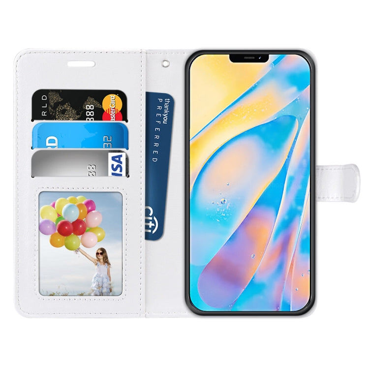 For iPhone 13 mini Pure Color Horizontal Flip PU Leather Case with Holder & Card Slots & Wallet & Photo Frame