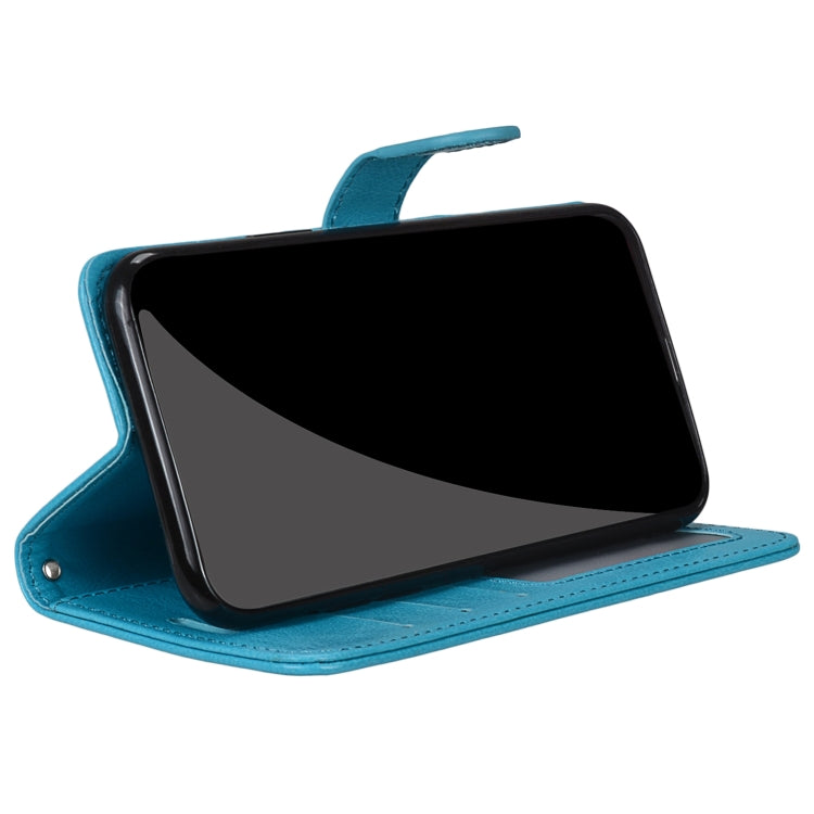 For iPhone 13 mini Pure Color Horizontal Flip PU Leather Case with Holder & Card Slots & Wallet & Photo Frame