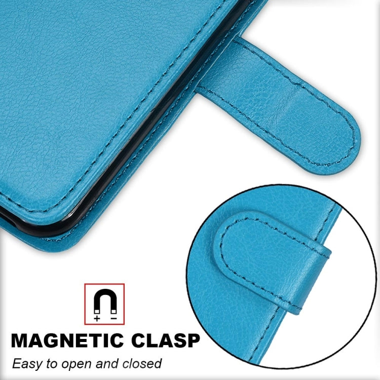 For iPhone 13 mini Pure Color Horizontal Flip PU Leather Case with Holder & Card Slots & Wallet & Photo Frame