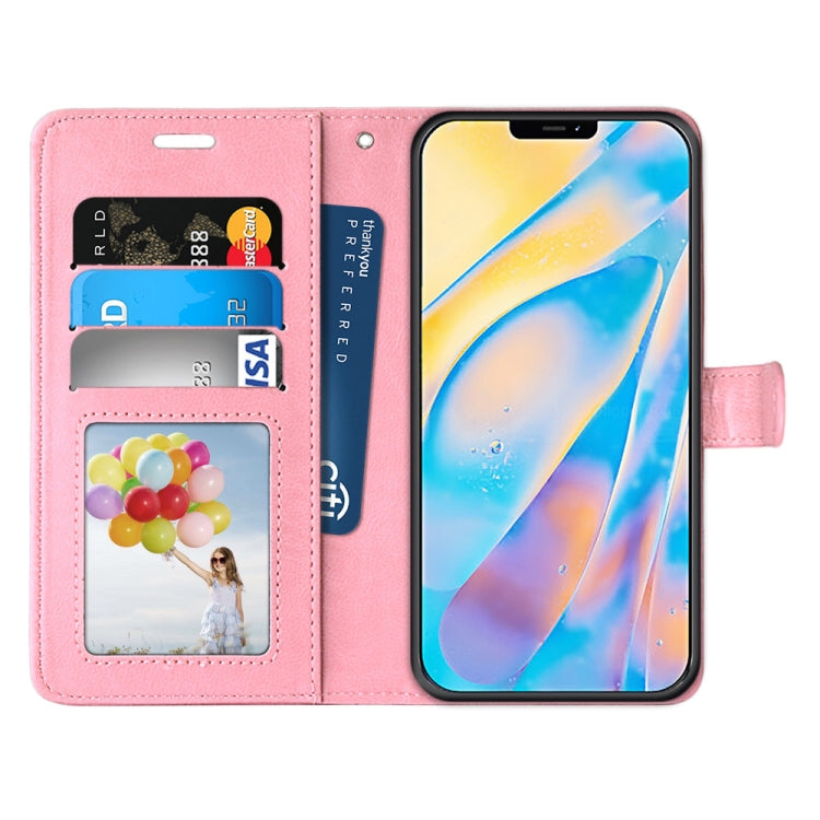 For iPhone 13 mini Pure Color Horizontal Flip PU Leather Case with Holder & Card Slots & Wallet & Photo Frame